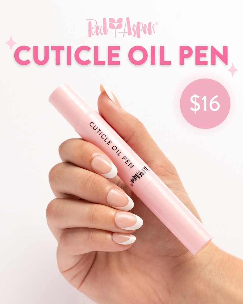 How to Remove Your Press-On Nails with Red Aspen's Cuticle Oil Pen