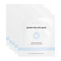 Silver Foil Eye Mask - 5 Pack