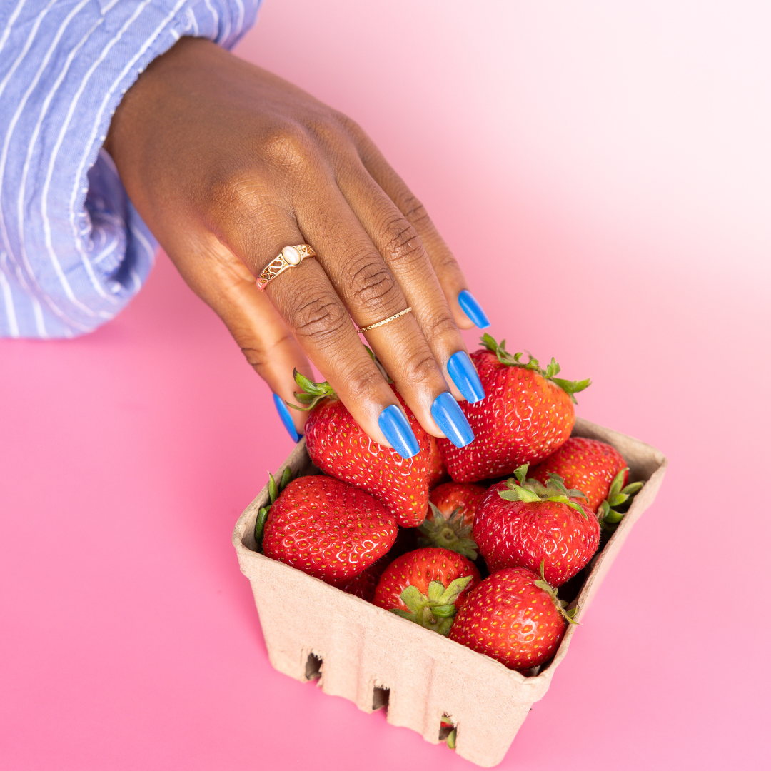 Picking Blueberries with Bridie