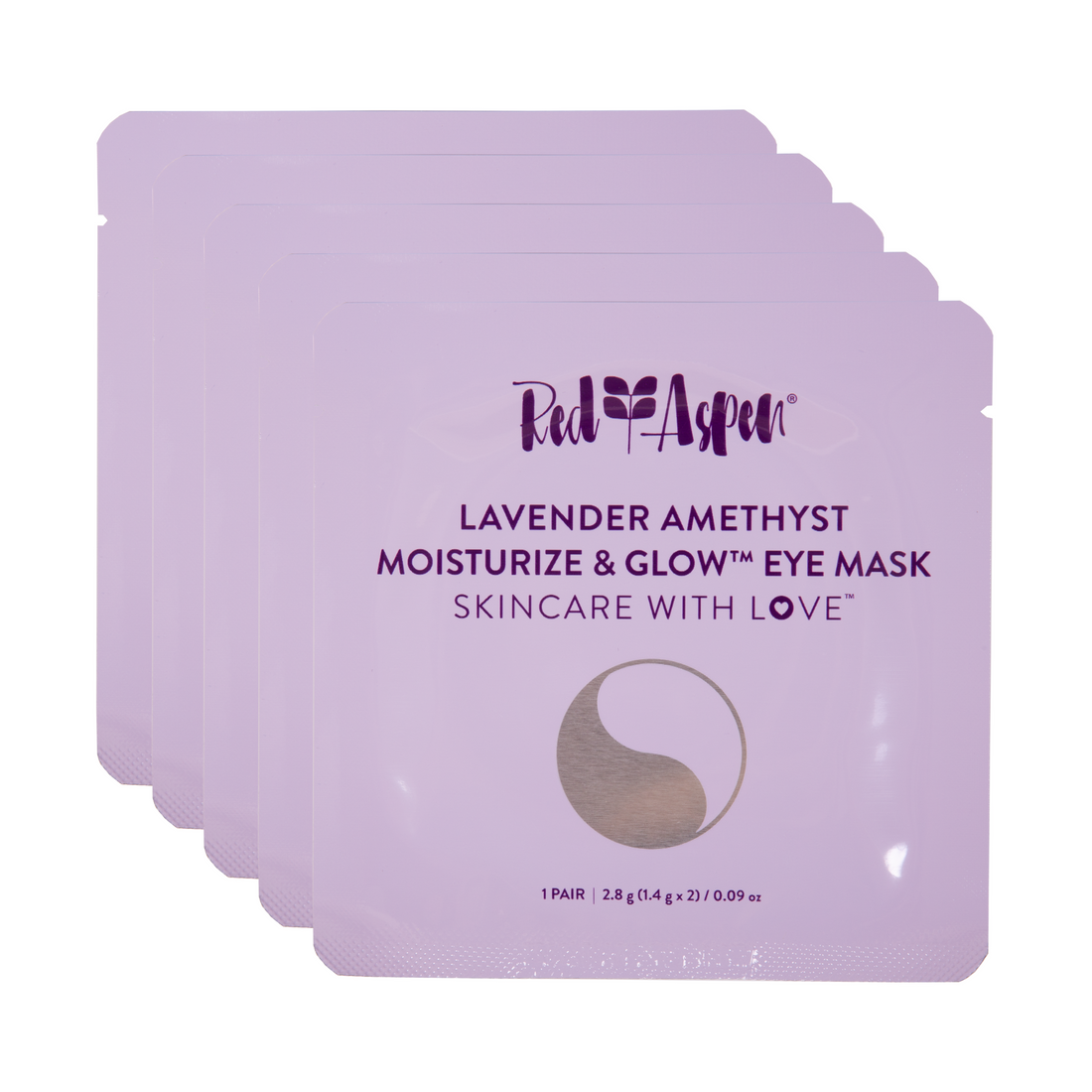 Lavender Amethyst Eye Mask Bundle - 5 Pack