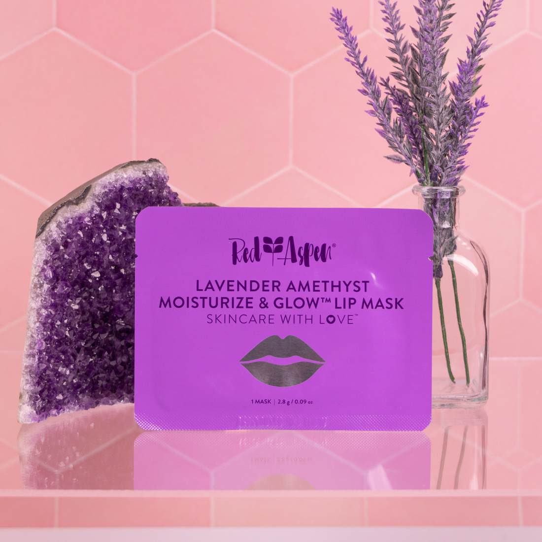 Lavender Amethyst Moisturize & Glow Lip Mask