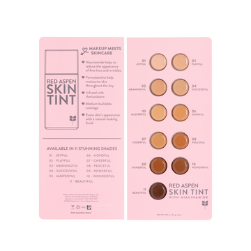 Skin Tint Sample Card 10-Pack