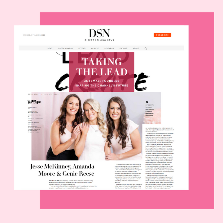 DSN FEATURES RED ASPEN IN FEMALE FOUNDERS ISSUE