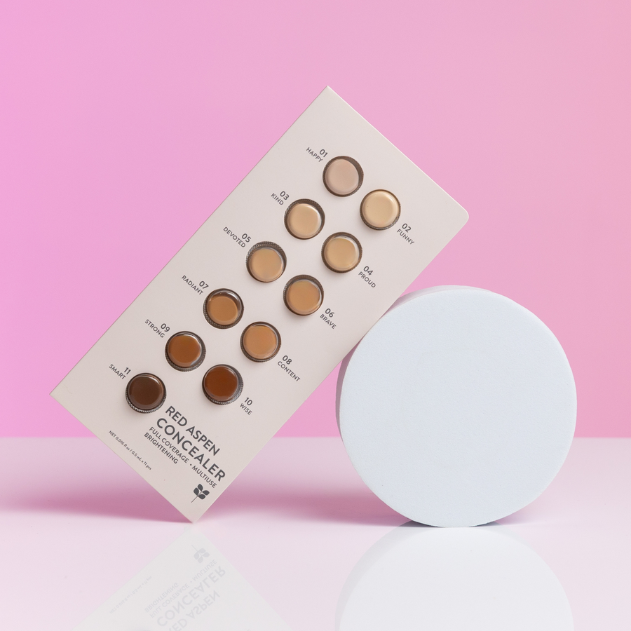Sample Concealer Concealer Sample Card – Red Aspen