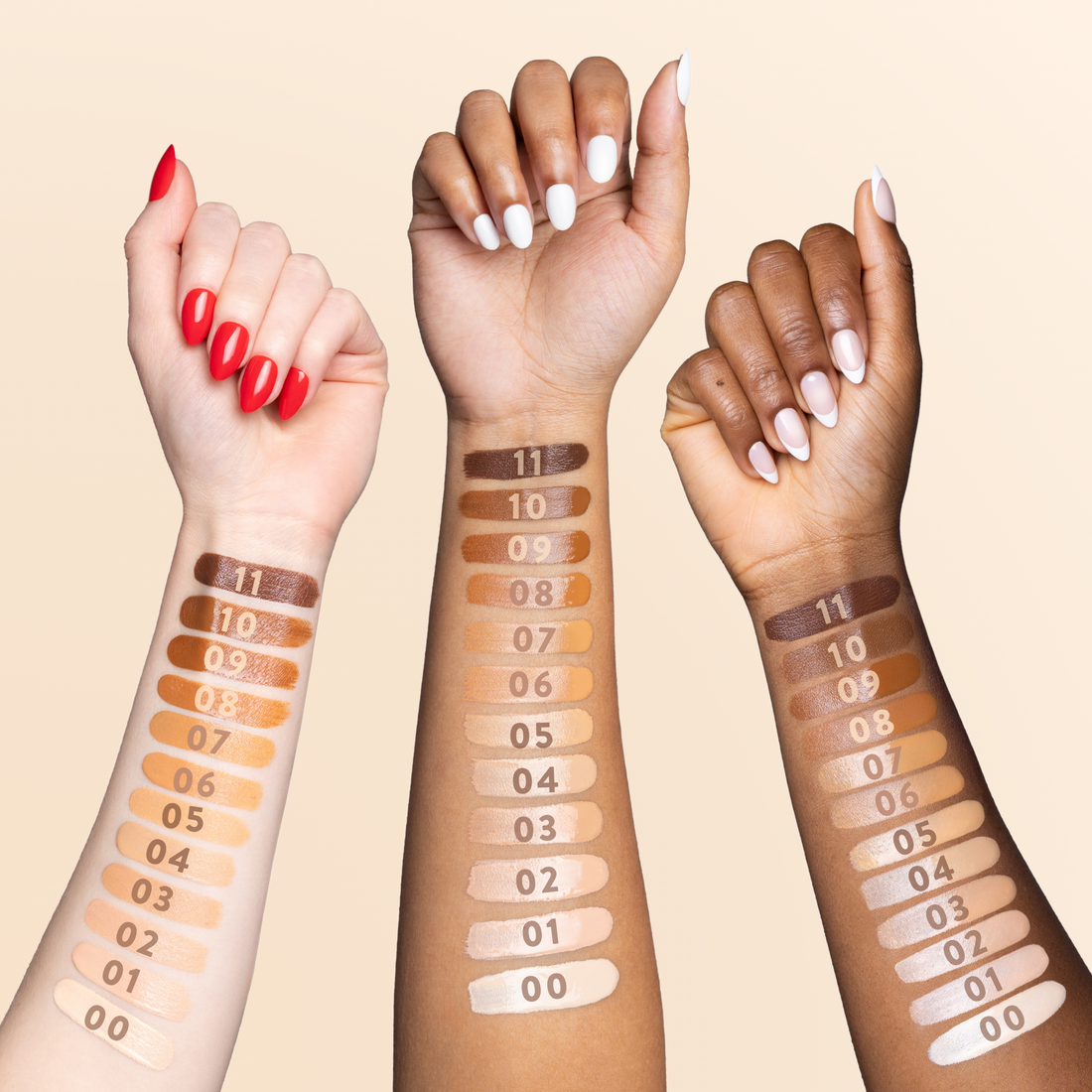 Skin Tint Sample Card