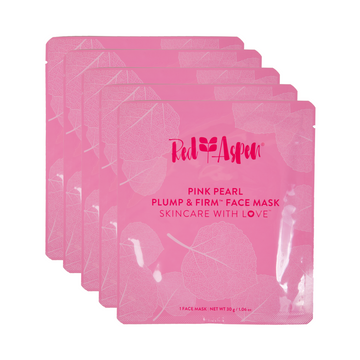 Pink Pearl Face Mask Bundle - 5 Pack