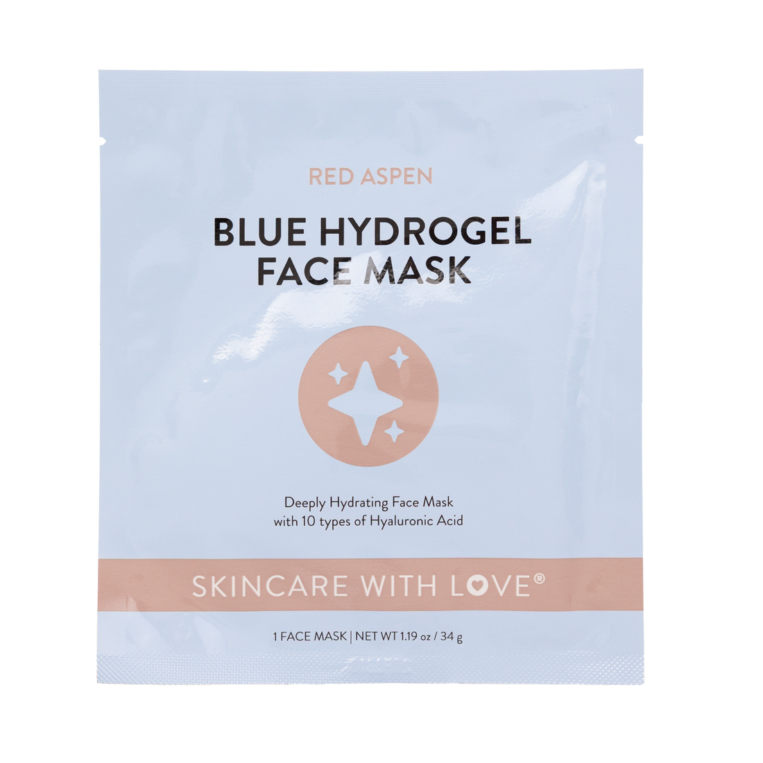 Blue Hydrogel Face Mask