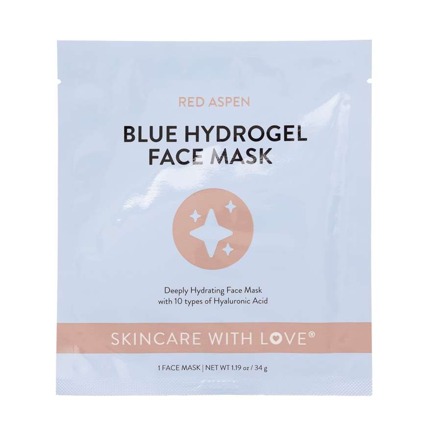 Blue Hydrogel Face Mask