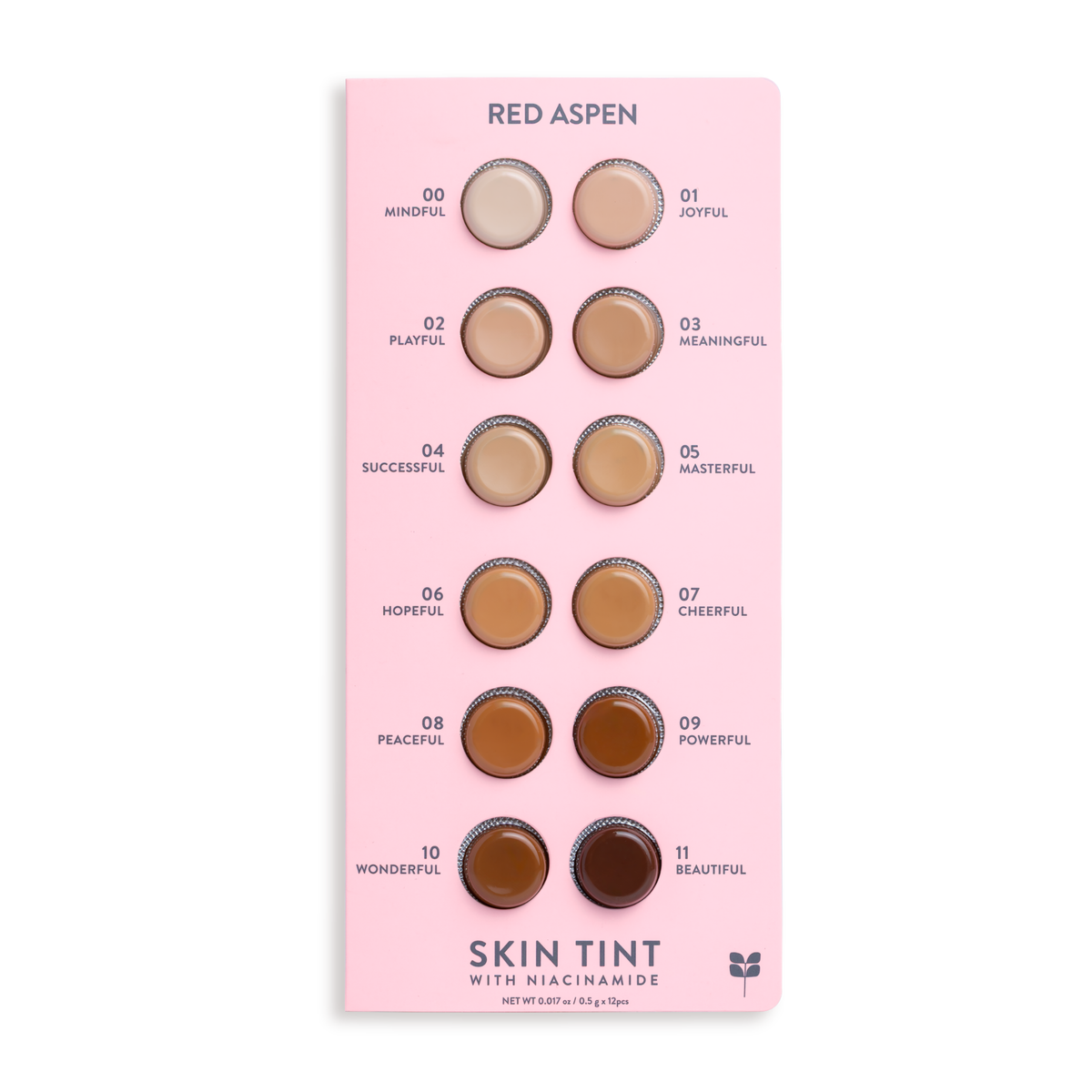 Skin Tint Sample Card – Red Aspen