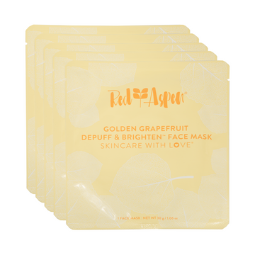 Golden Grapefruit Face Mask Bundle - 5 Pack