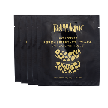 Luxe Leopard Refresh + Rejuvenate Eye Mask Bundle - 5 Pack