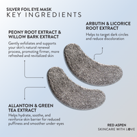 Silver Foil Eye Mask