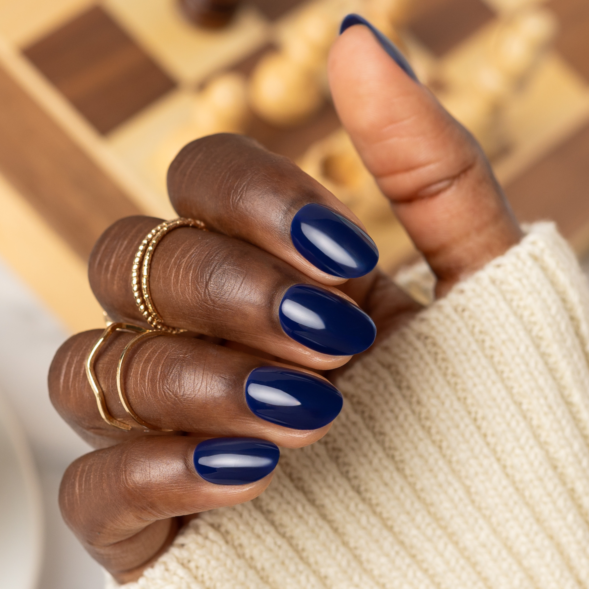 Blakesley's Lucky Blue Blazer Nails - Press On Nails | Red Aspen Blakesley's Lucky Blue Blazer Nails - Press On Nails | Red Aspen