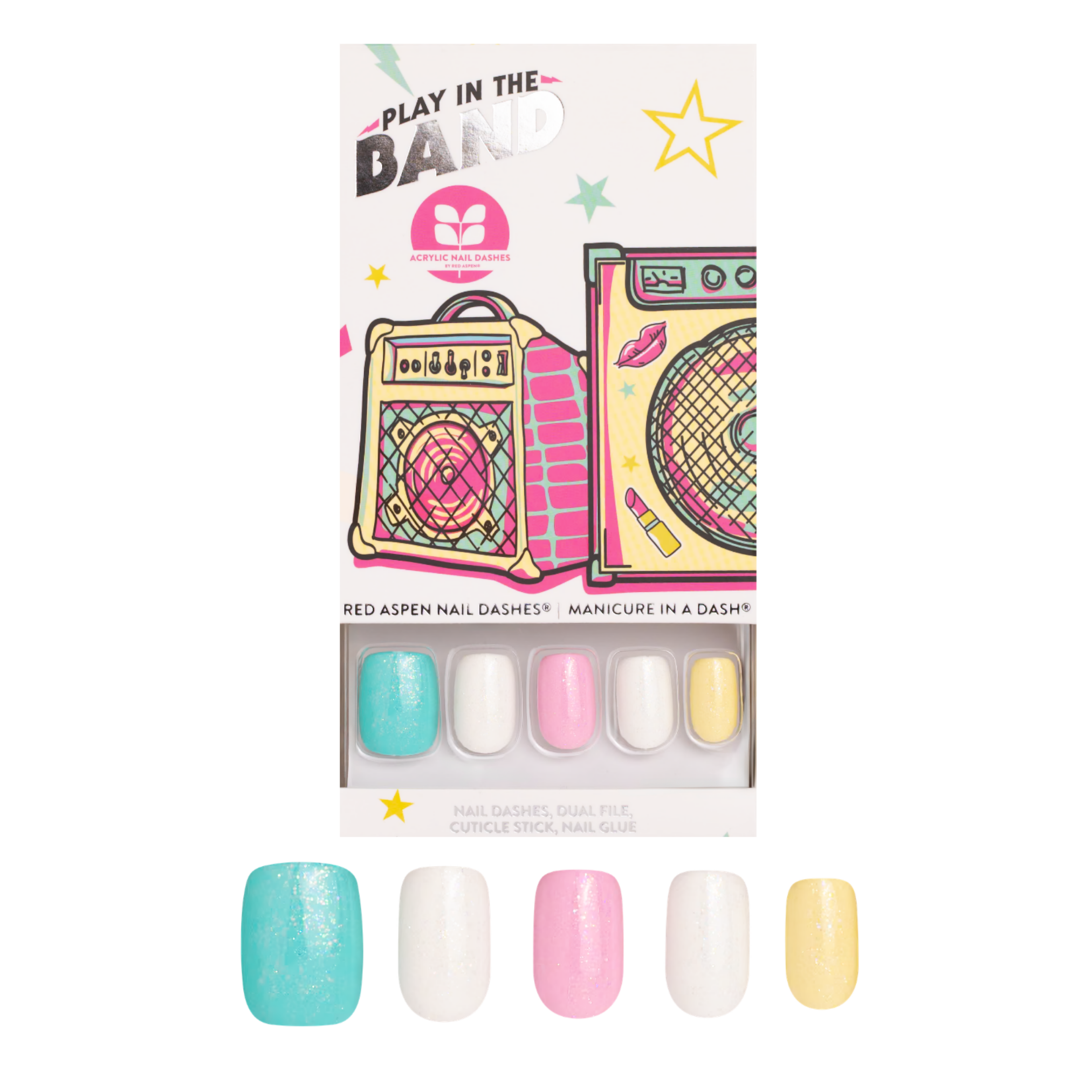 Bands & Beats, Brea Nails - Press On Nails | Red Aspen