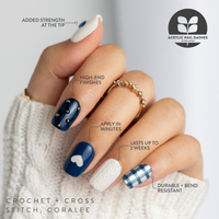 Crochet + Cross Stitch, Coralee