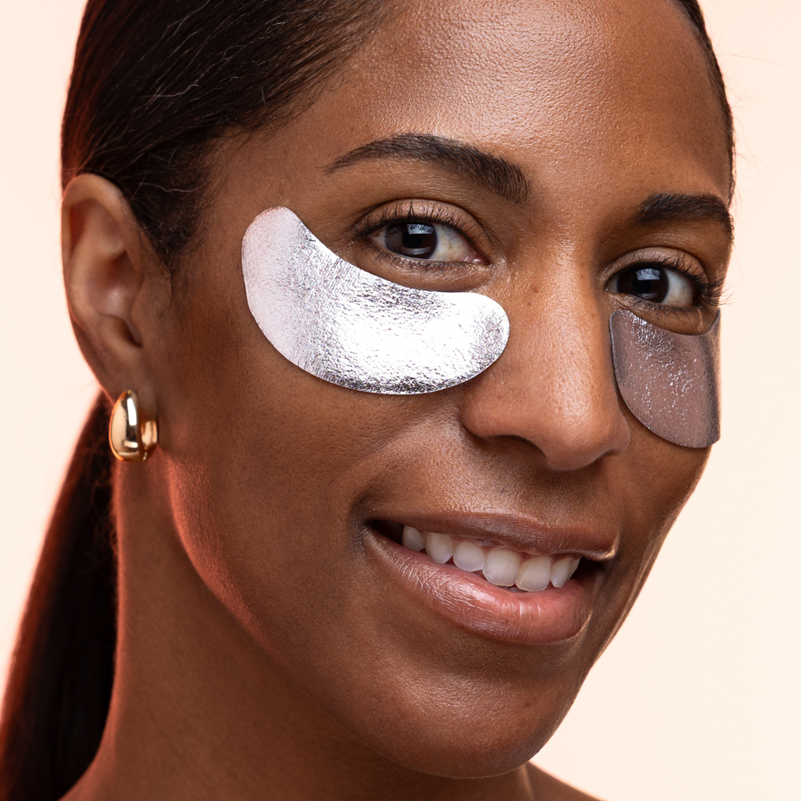 Silver Foil Eye Mask