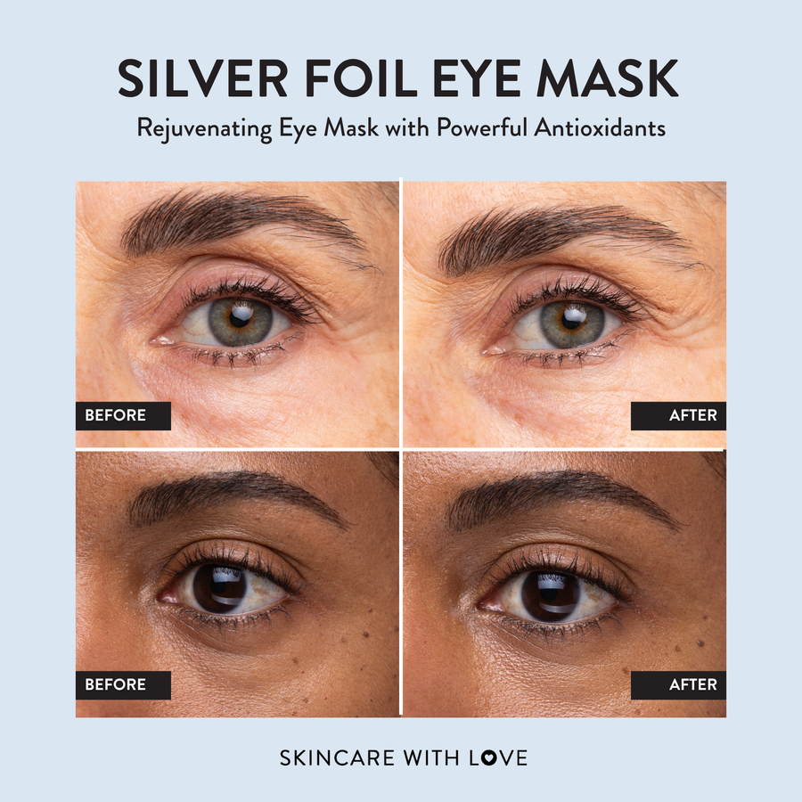 Silver Foil Eye Mask