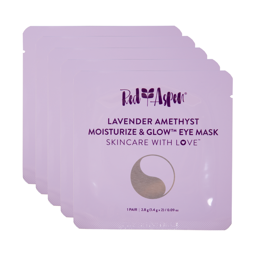 Lavender Amethyst Eye Mask Bundle - 5 Pack