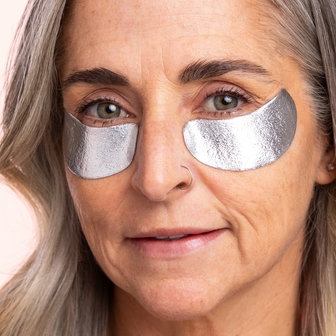 Silver Foil Eye Mask