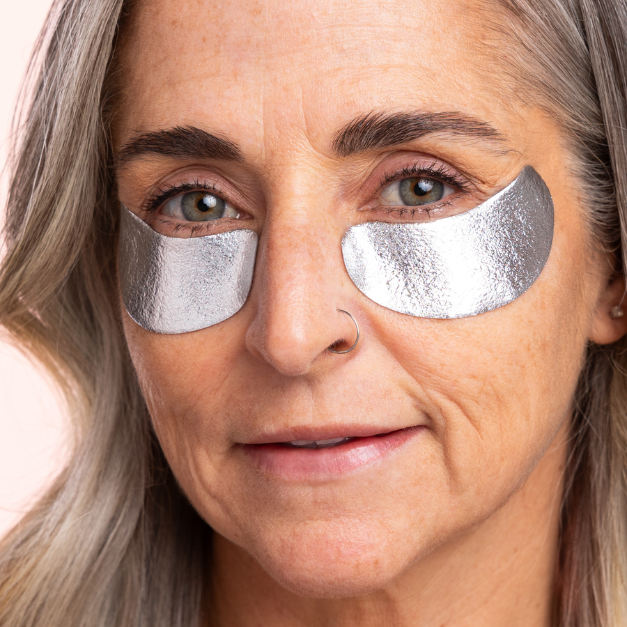 Silver Foil Eye Mask