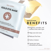 Gold Eye Mask - 5 Pack