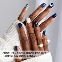 Crochet + Cross Stitch, Coralee