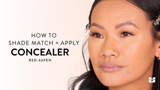 See how simple it is to apply Red Aspen Concealer