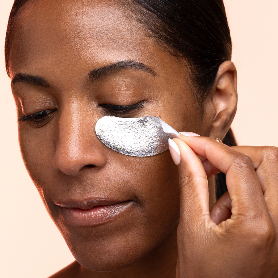 Silver Foil Eye Mask