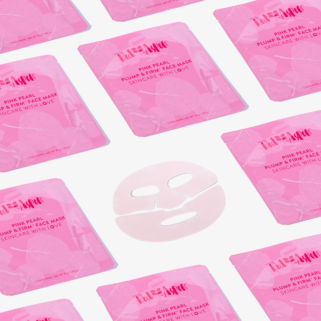 Pink Pearl Face Mask Bundle - 5 Pack