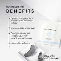 Silver Foil Eye Mask