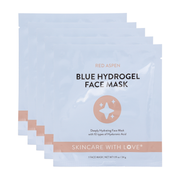 Blue Hydrogel Face Mask - 5 Pack