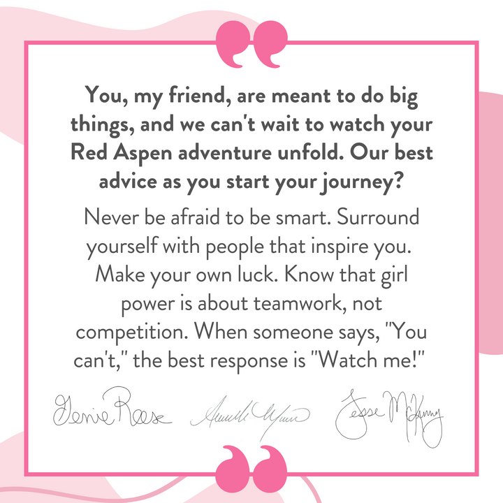 Red Aspen Founder Quote