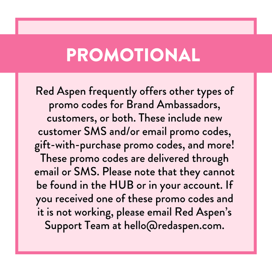 Red Discount Code Promo Codes – Red Aspen