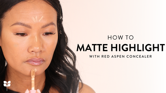 Matte Highlight made easy with Red Aspen Concealer